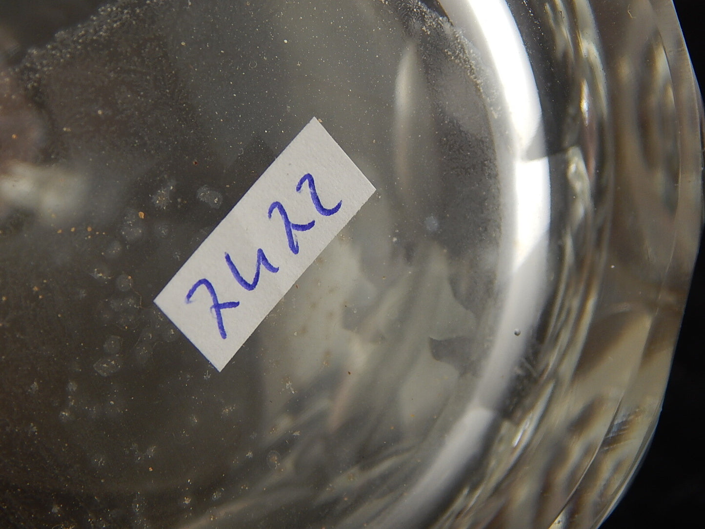 ANTICA RARA BOTTIGLIA DECANTER TAVOLA ART DECO CRISTALLO PESANTE E MOLATO