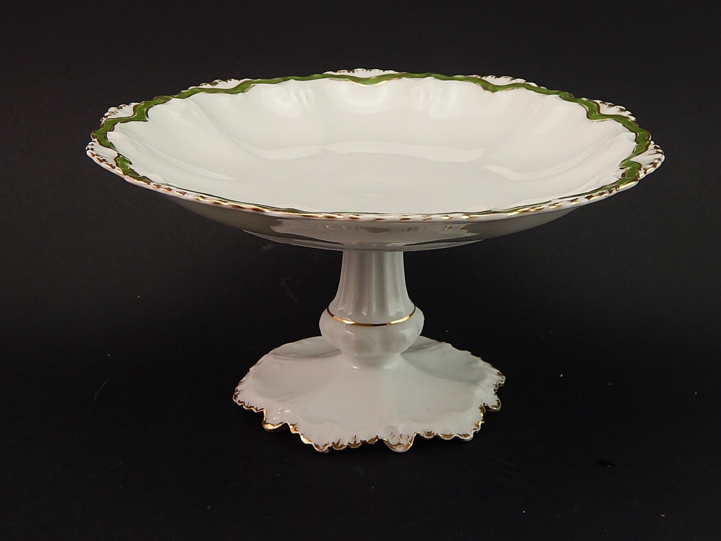 ANTICA ALZATA CENTROTAVOLA PORCELLANA HUTSCHENREUTHER BAVARIA STILE ROCAILLE