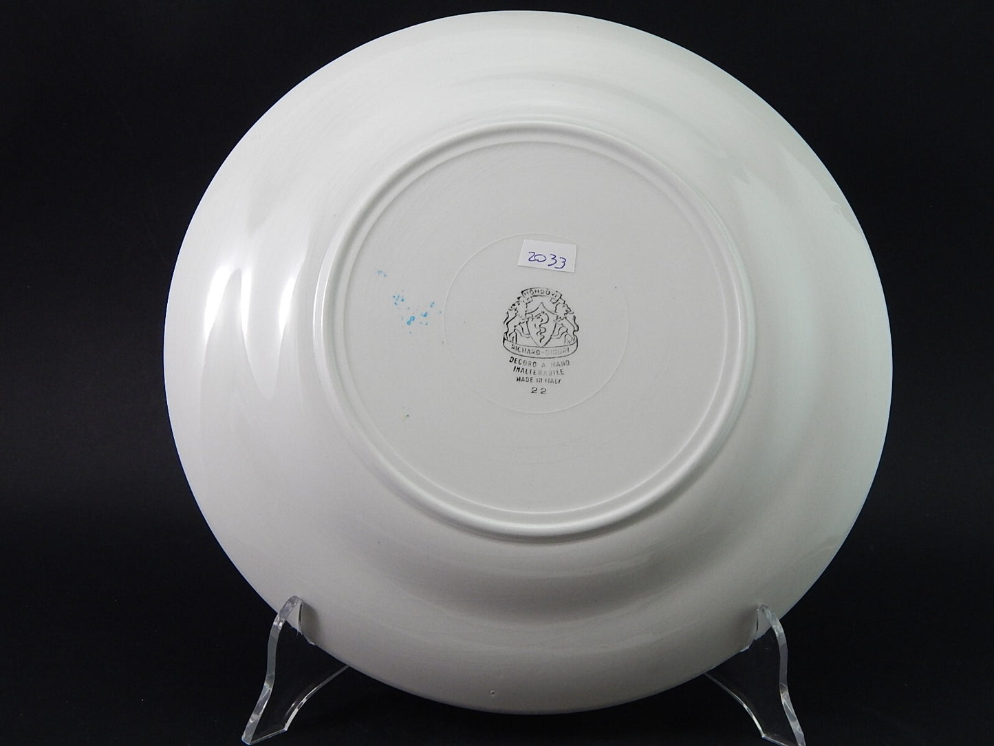 MODERNARIATO VINTAGE CERAMICA RICHARD GINORI MONDOVÌ SERVIZIO 6 PIATTI