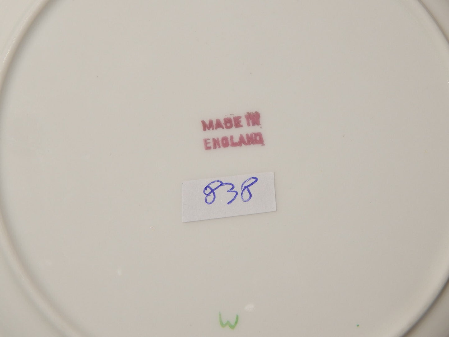 ANTICO SET 6 PIATTI DOLCE PORCELLANA INGLESE PRIMO 900 DAISY MARGHERITE