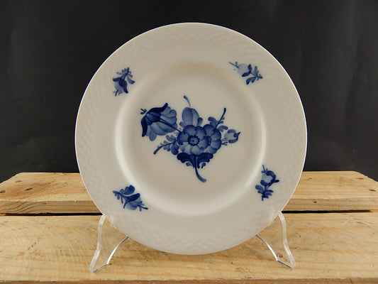 VINTAGE ROYAL COPENHAGEN PORCELLANA PIATTO CM 18 BLUE FLOWER DIPINTO MANO