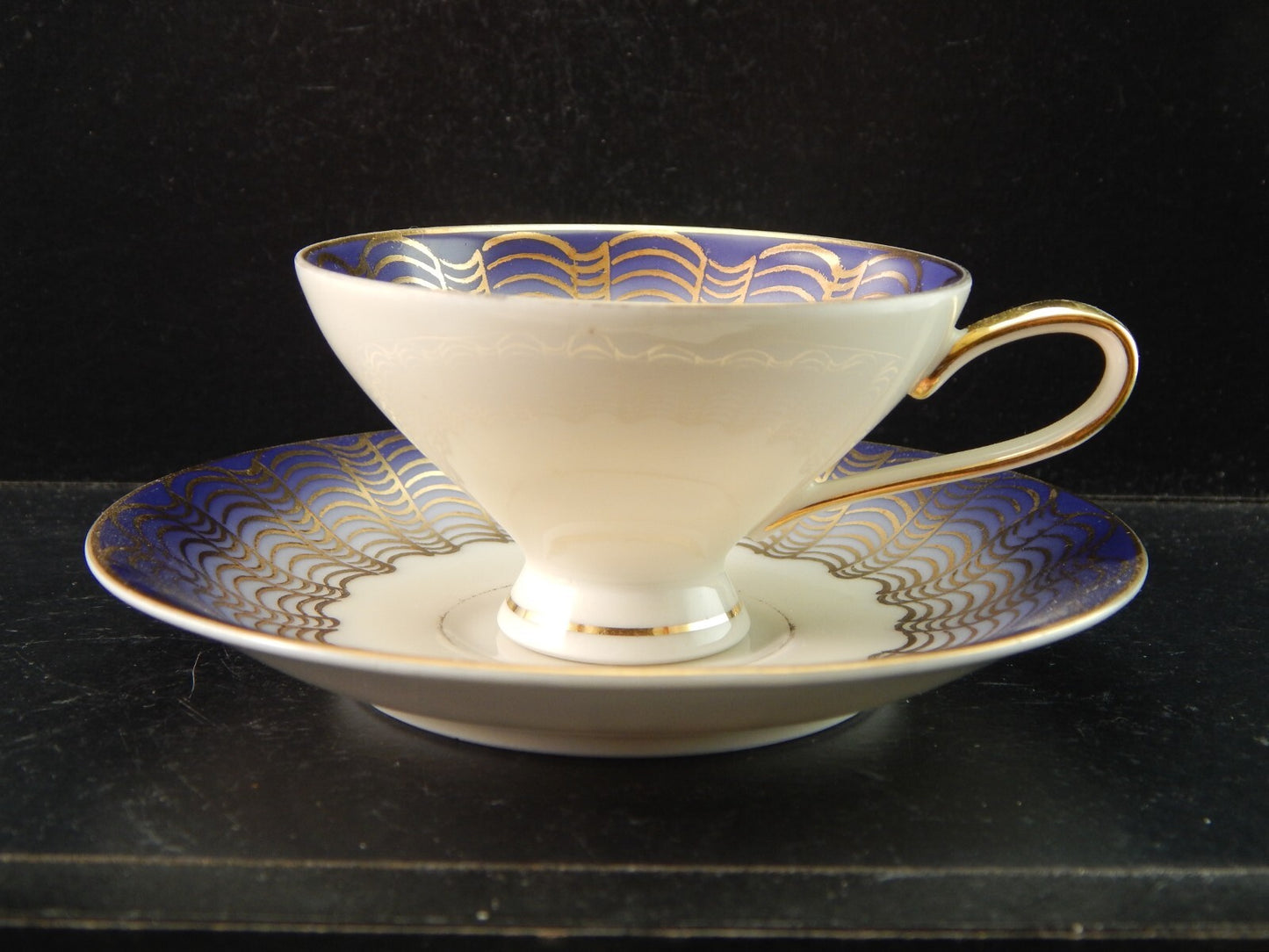 ANTICA ART DECO' TAZZINA CAFFE' PORCELLANA VOHENSTRAUSS BAVARIA JOHANN SELTMANN