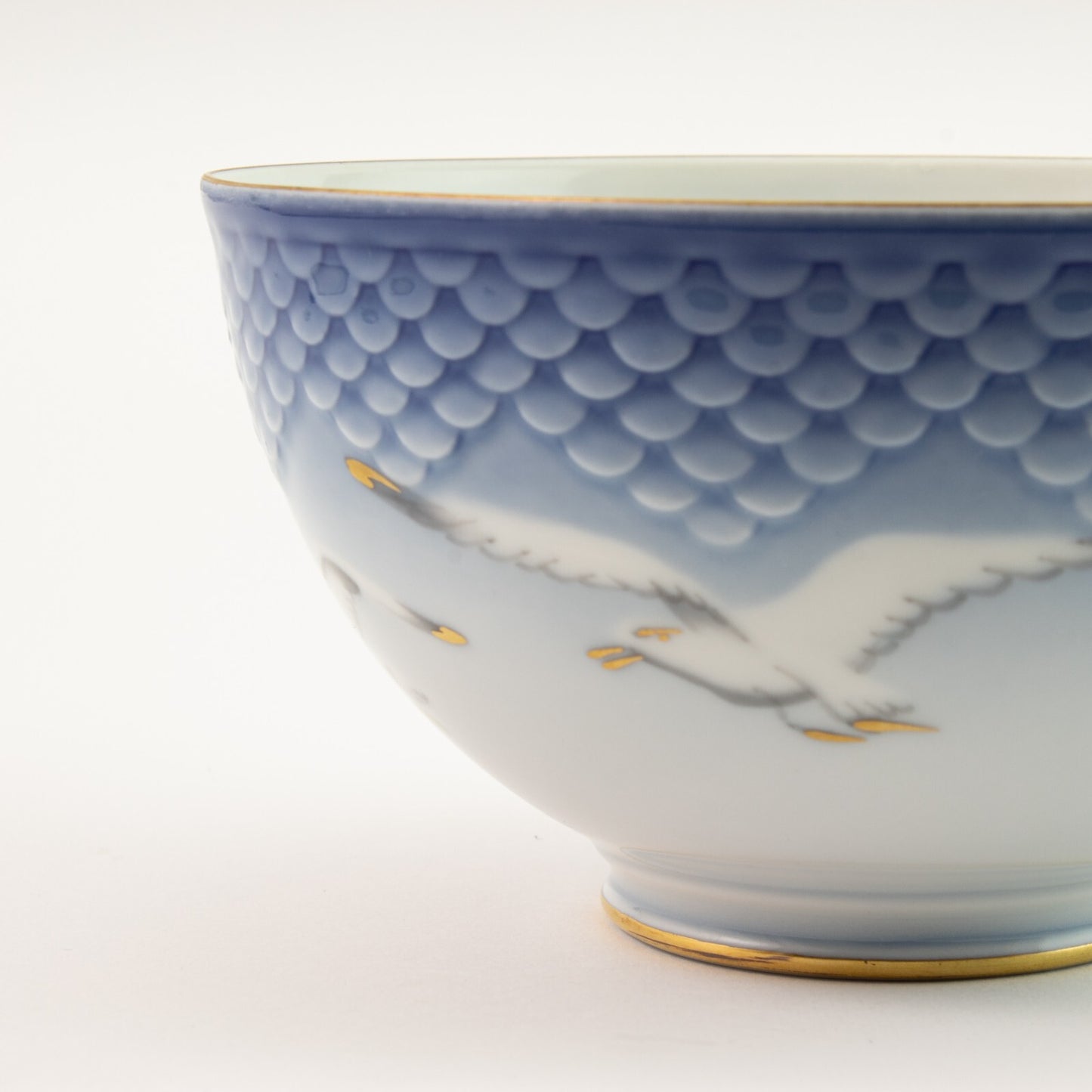 SCODELLA PORCELLANA E ORO ZECCHINO GABBIANI ROYAL COPENHAGEN BING&GRONDAHL 571