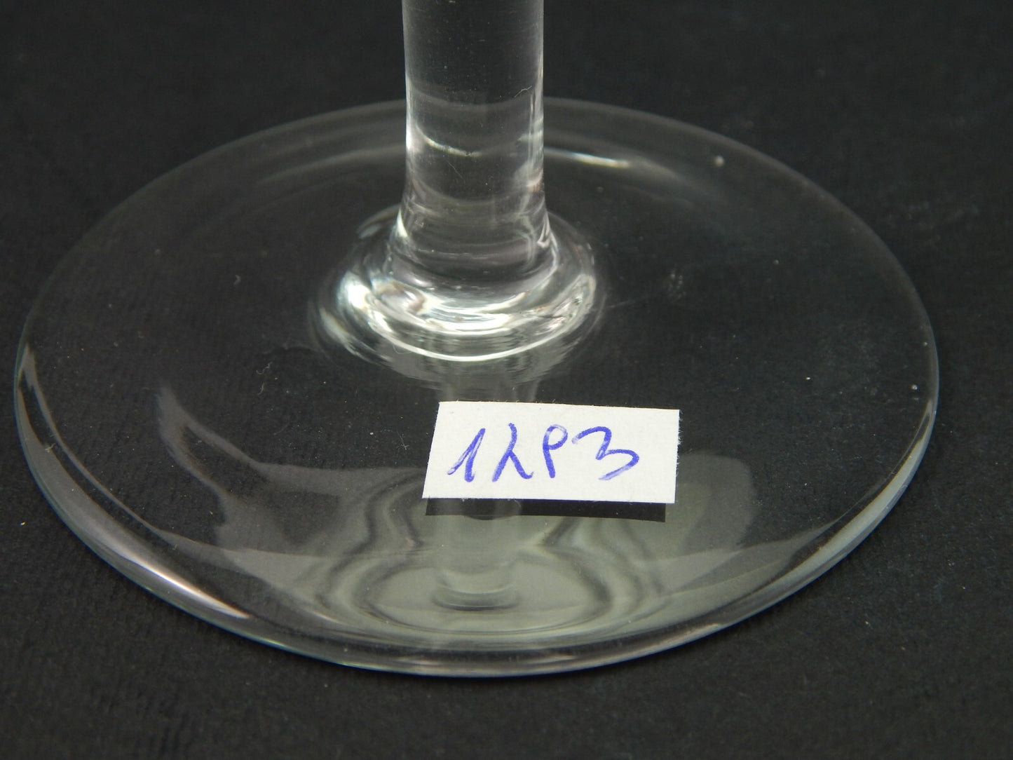 ANTICO LIBERTY SERVIZIO 20 CALICI VETRO SOFFIATO CRISTALLERIA VAL D'ELSA