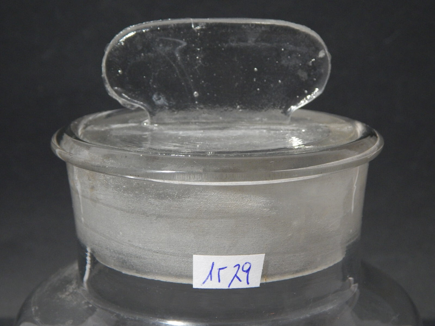 ANTICO VASO ALBARELLO VETRO SOFFIATO ALTARE (SV) FARMACIA DROGHERIA 1579