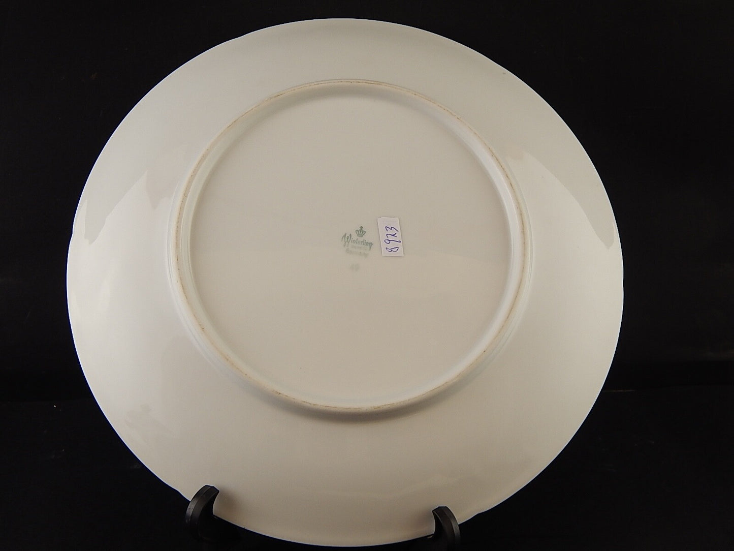 ROCAILLE RETRO' WINTERLING BAVARIA VASSOIO ROTONDO PIATTO PORCELLANA ROSA CANINA