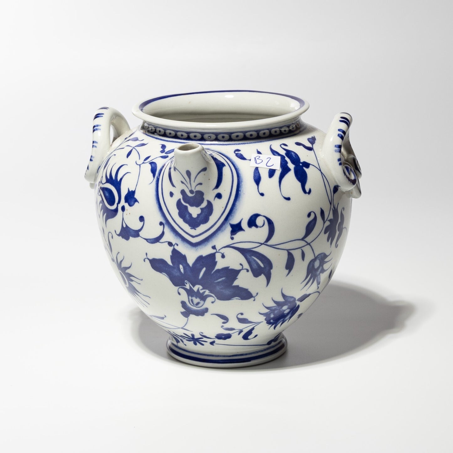 VASO BIANSATO EDIZIONE LIMITATA PORCELLANA MEDICI FIRENZE 1575-1587 MANCIOLI