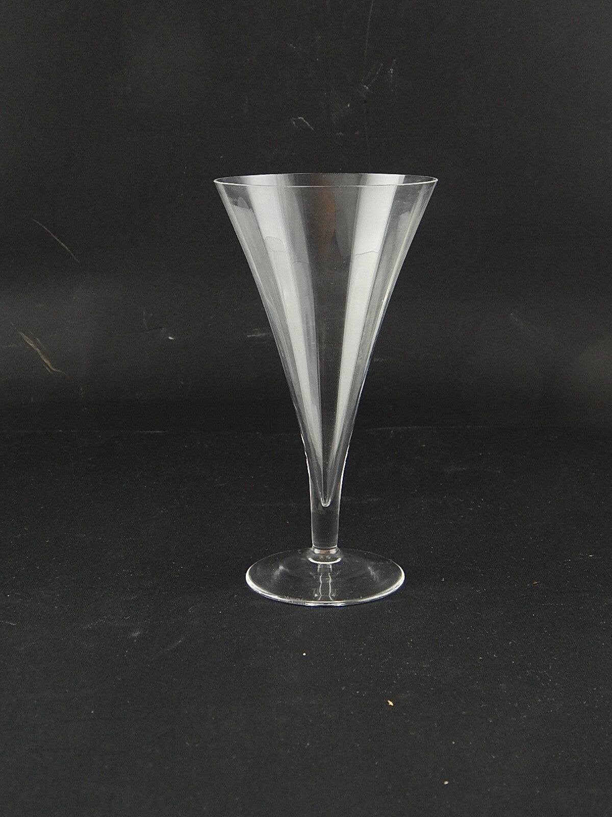 ART DECO ELEGANTE PREZIOSA COPPIA CALICI CRISTALLO ROGASKA MODELLO LUNA