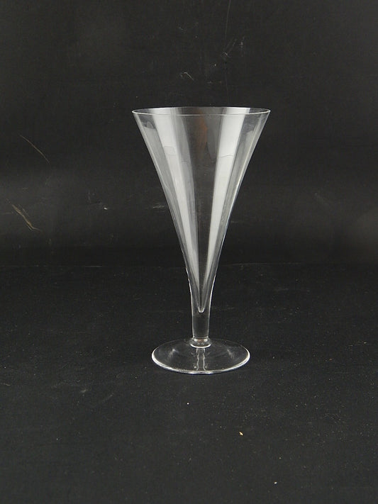 ART DECO ELEGANTE PREZIOSA COPPIA CALICI CRISTALLO ROGASKA MODELLO LUNA