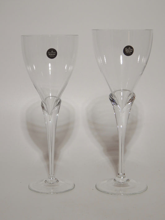 ELEGANTE SET 1 CALICE ACQUA 1 CALICE VINO CRISTALLO ROSENTHAL STUDIO LINIE TULIP