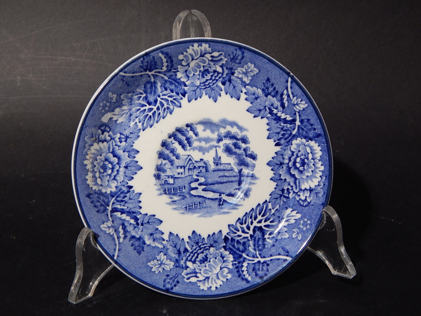 ANTICA TAZZA CERAMICA POTTERY ENOCH WOOD&SONS DECORO ENGLISH SCENERY X563