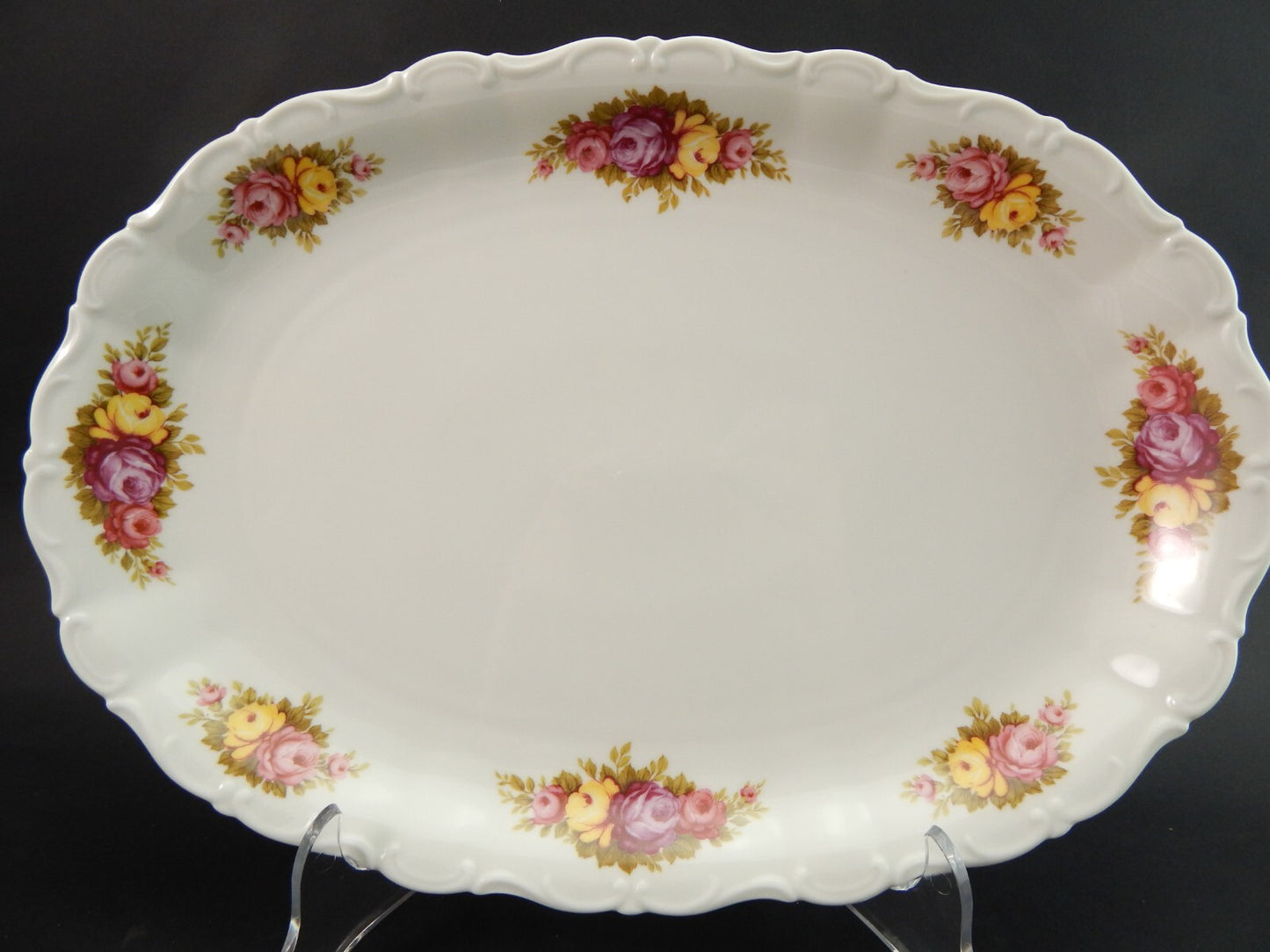 VINTAGE SERVIZIO TAVOLA PIATTI PORCELLANA SELTMANN WEIDEN BAVARIA COUNTRY ROSES