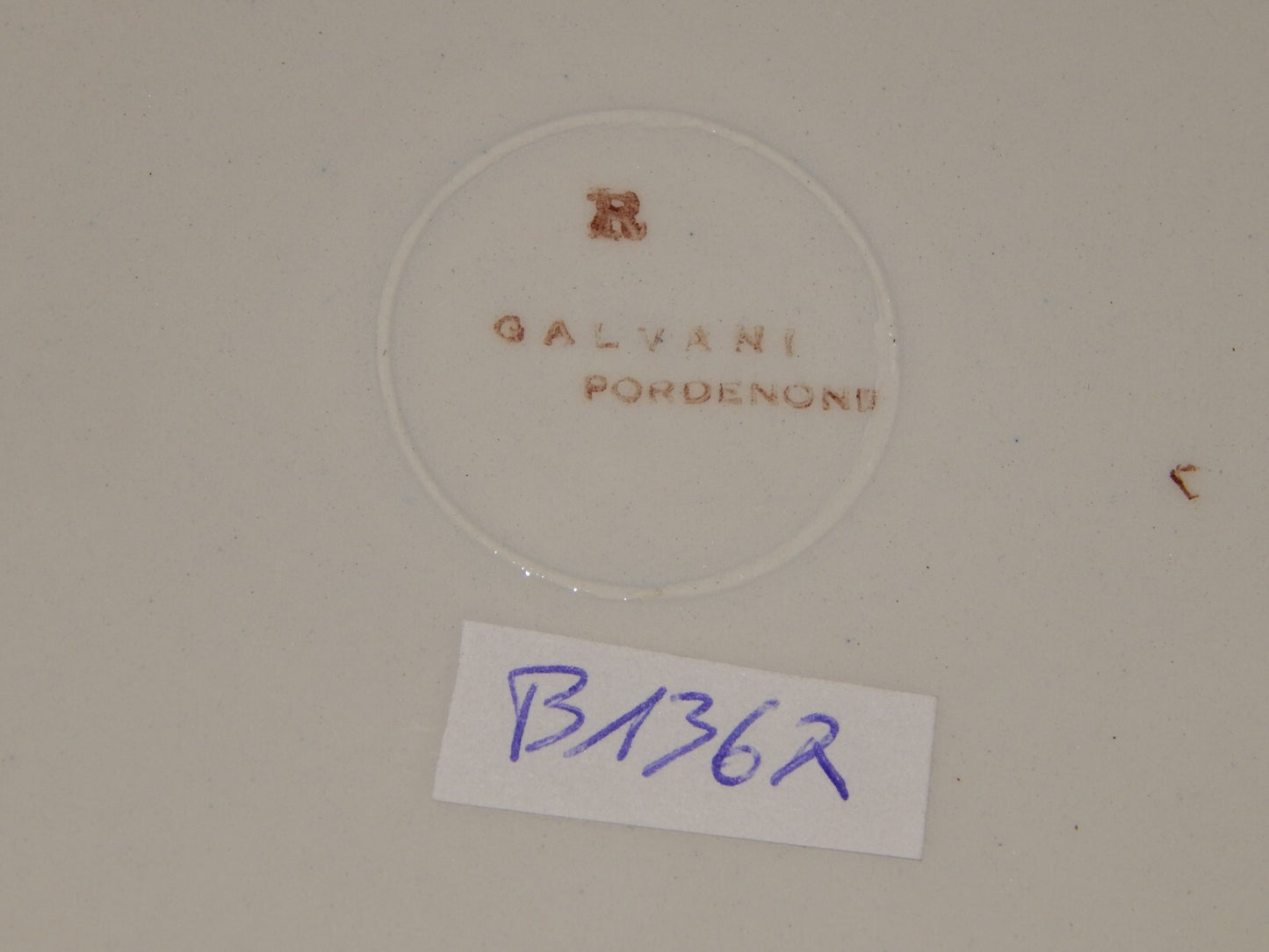 ART DECO FUTURISTA SET 4 PIATTI PIANI CERAMICA GALVANI PORDENONE SIMONETTO