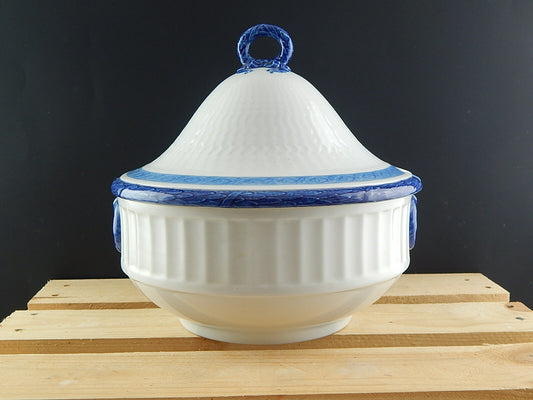 ROYAL COPENHAGEN TUREEN ZUPPIERA CENTROTAVOLA PORCELLANA FAN VENTAGLIO