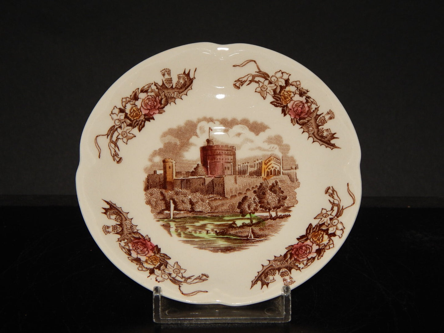 RETRO' TAZZINA CAFFE' PORCELLANA JOHNSON BROS ROYAL HOMES OF BRITAIN HADDON HALL