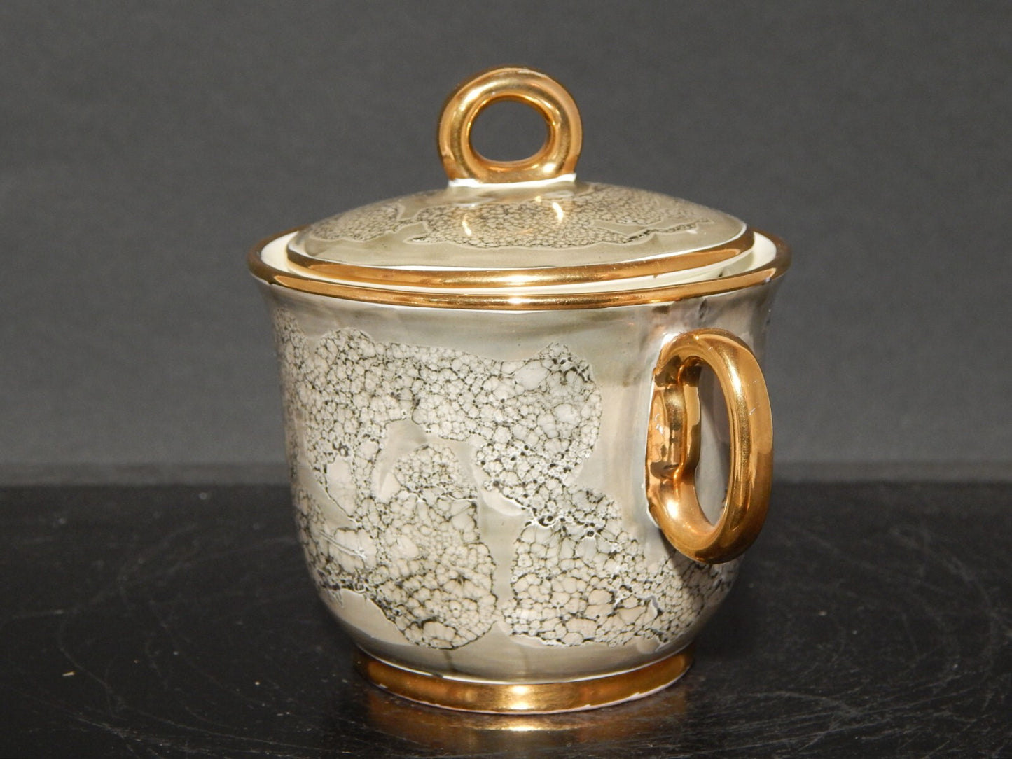 VINTAGE ZUCCHERIERA CERAMICA MADE IN ITALY CERAMISTA BRUNO GIACHETTI