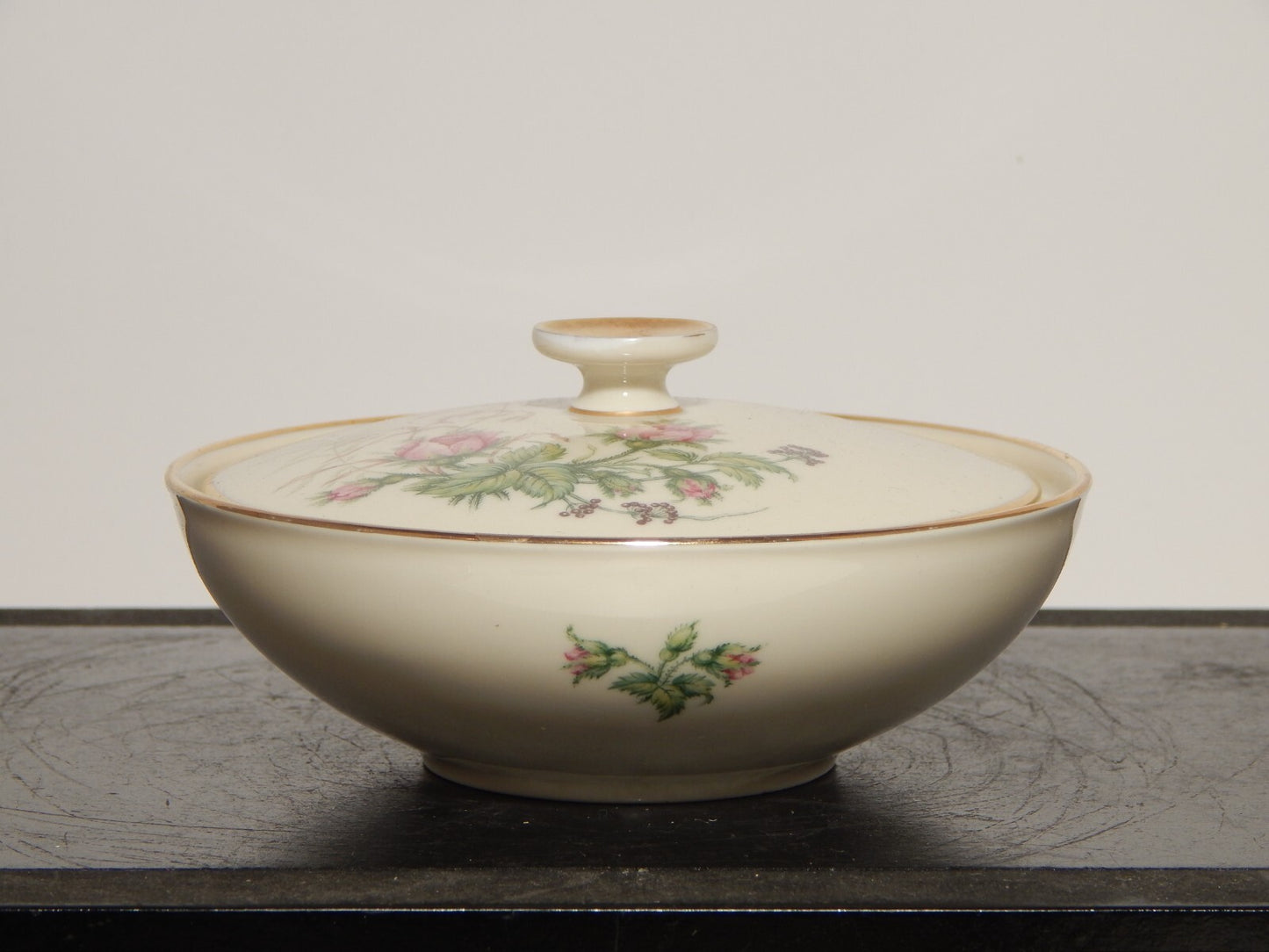 VINTAGE SERVIZIO DA TÈ IMPERO PORCELLANA HEINRICH &CO SELB BAVARIA ROSA CANINA