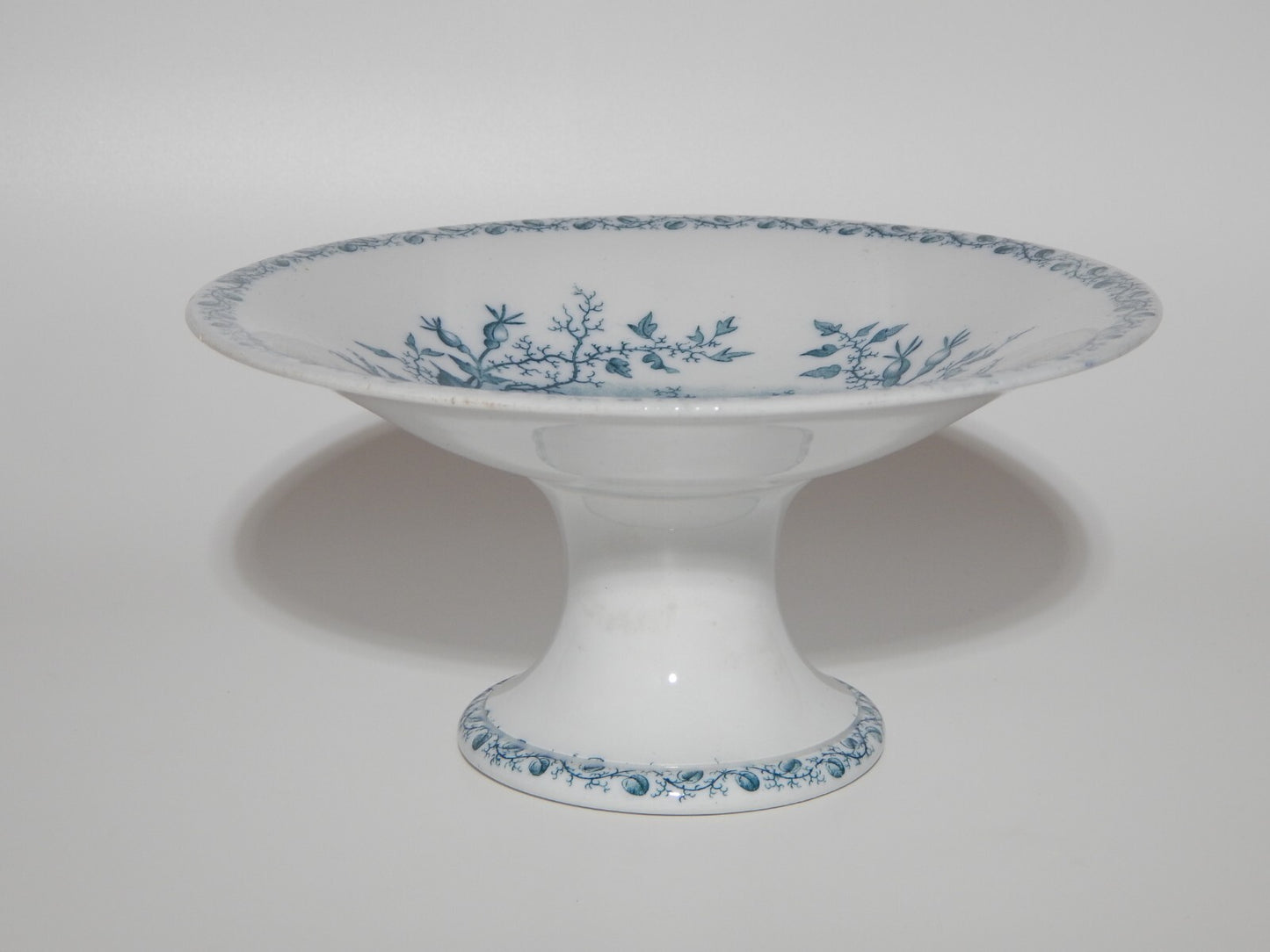 ANTICA RARA ALZATA CENTROTAVOLA CERAMICA RICHARD MILANO FINE 800 DEC. MATTINO