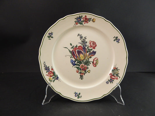 VINTAGE RARO PIATTO CERAMICA VECCHIA STRASBURGO VILLEROY&BOCH #1117