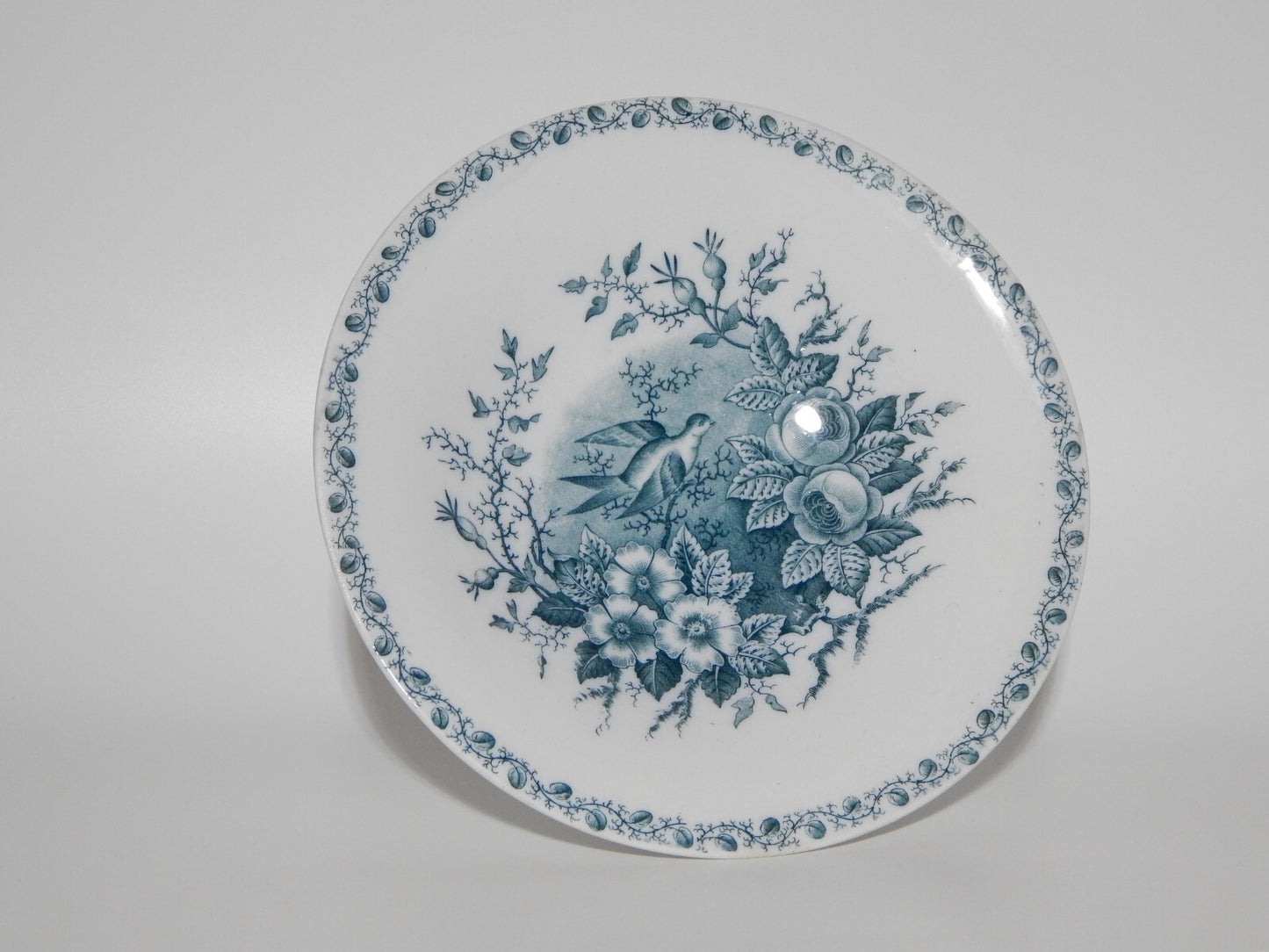 ANTICA RARA ALZATA CENTROTAVOLA CERAMICA RICHARD MILANO FINE 800 DEC. MATTINO #