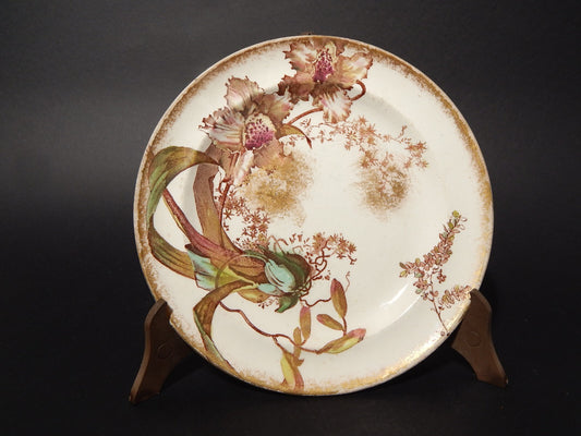 ANTICO ART NOUVEAU PIATTO CERAMICA ALEXANDRIA HOLLINSHEAD&KIRKHAM TUNSTALL X285