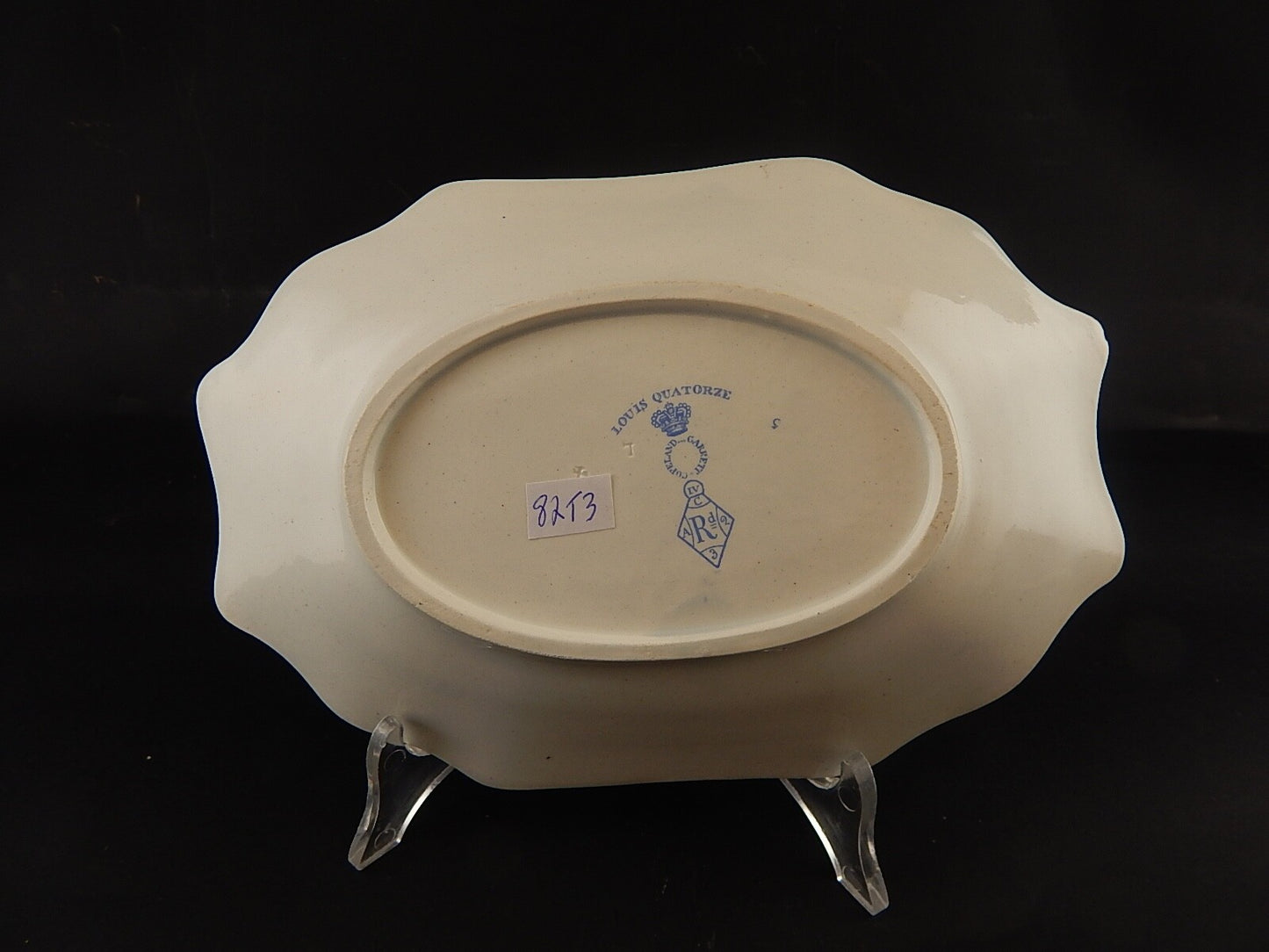 COPELAND & GARRETT 1844 ANTICO RARO PREZIOSO VASSOIO CERAMICA LOUIS QUATORZE