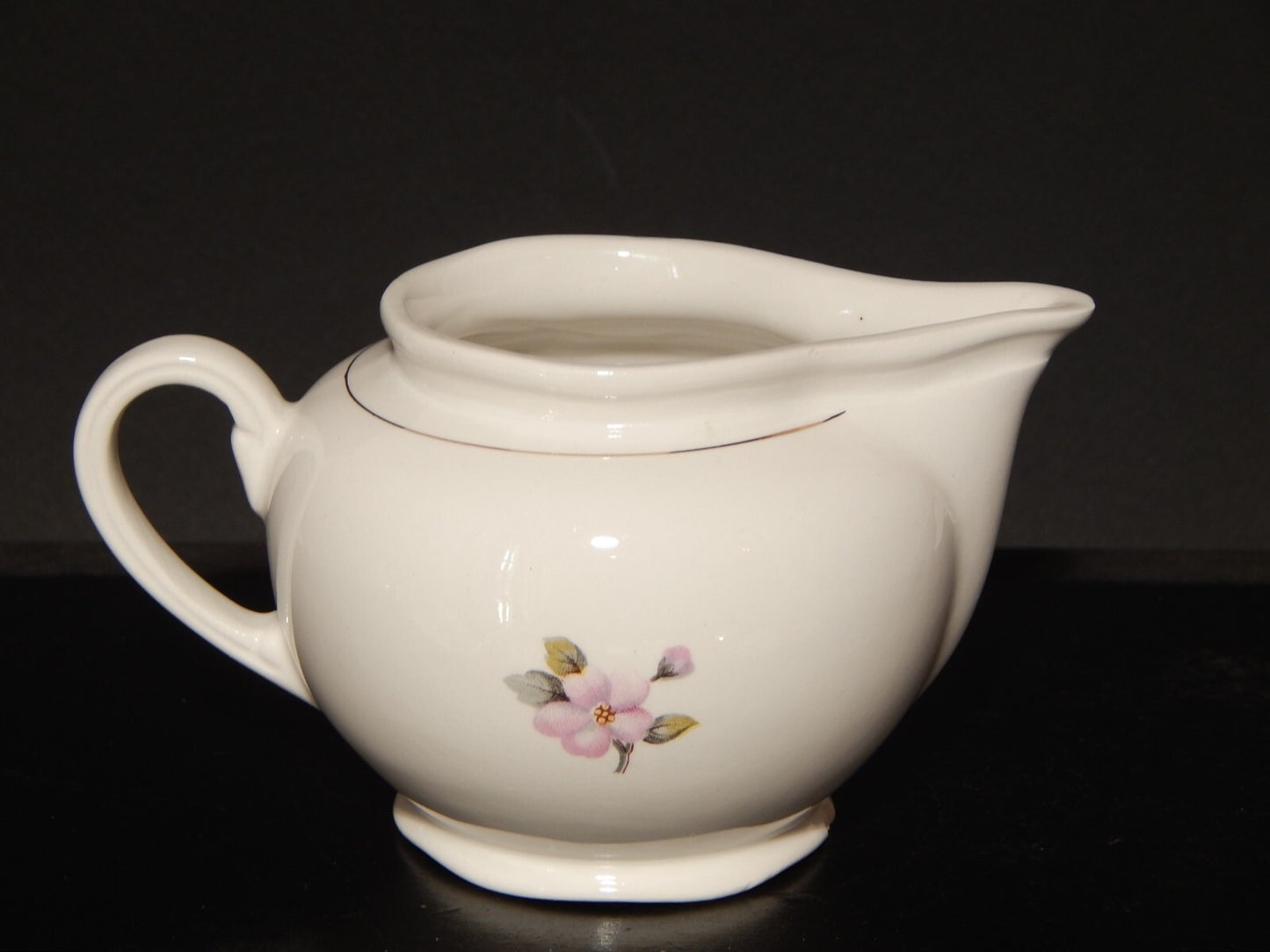 MODERNARIATO LATTIERA SOCIETA' CERAMICA ITALIANA LAVENO DECORO FIORI DI PESCO