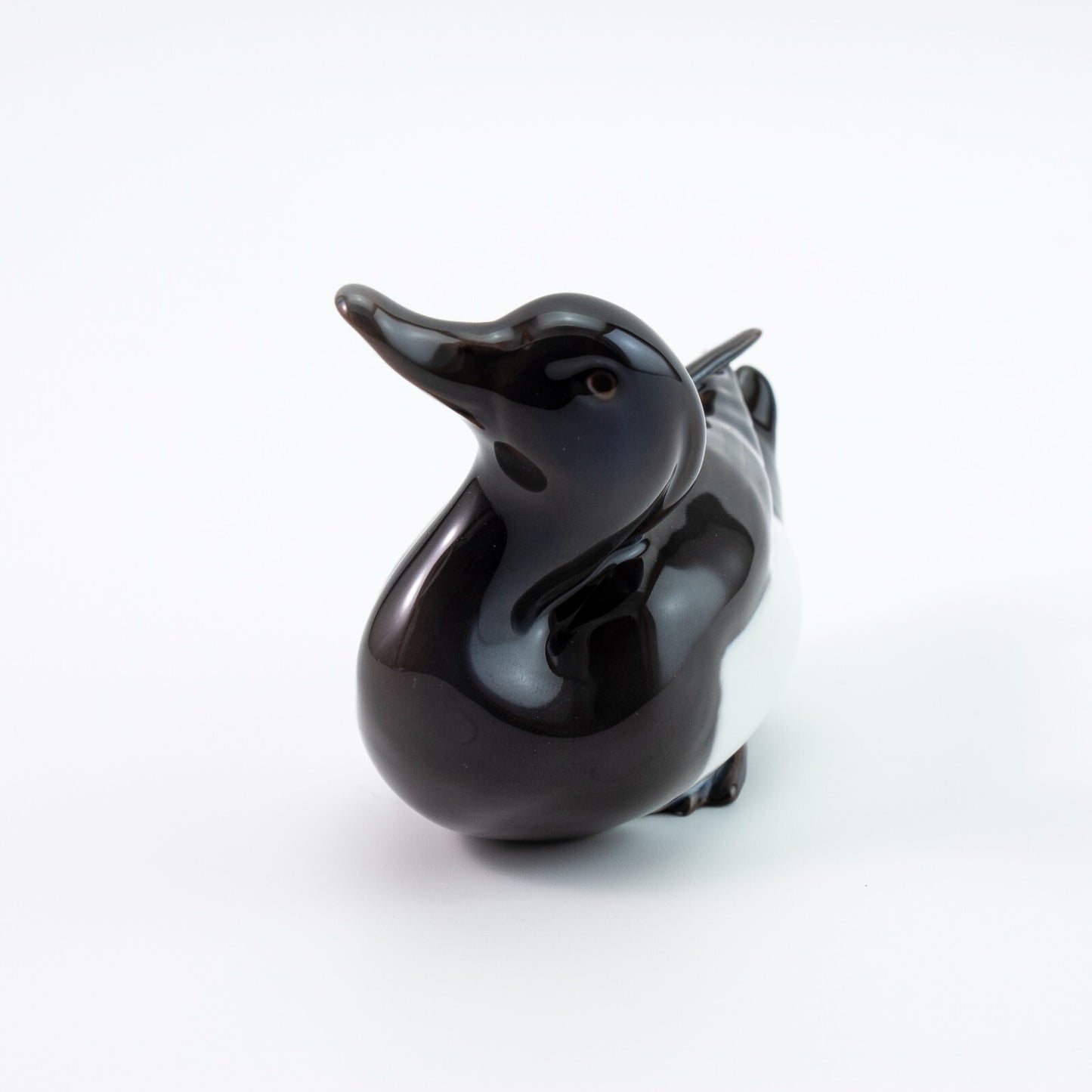 STATUINA PORCELLANA ROYAL COPENHAGEN BING&GRONDAHL "Anatra dal Ciuffo" CM 7x10x5