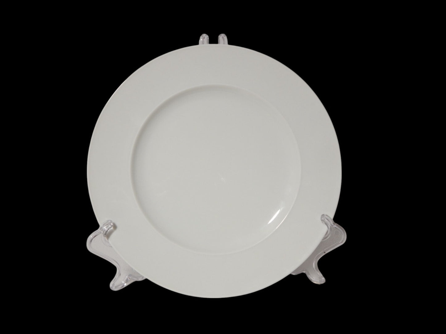 VINTAGE SERVIZIO 6 PIATTI PIANI PREZIOSA PORCELLANA BIANCA ROSENTHAL STUDIO LINE