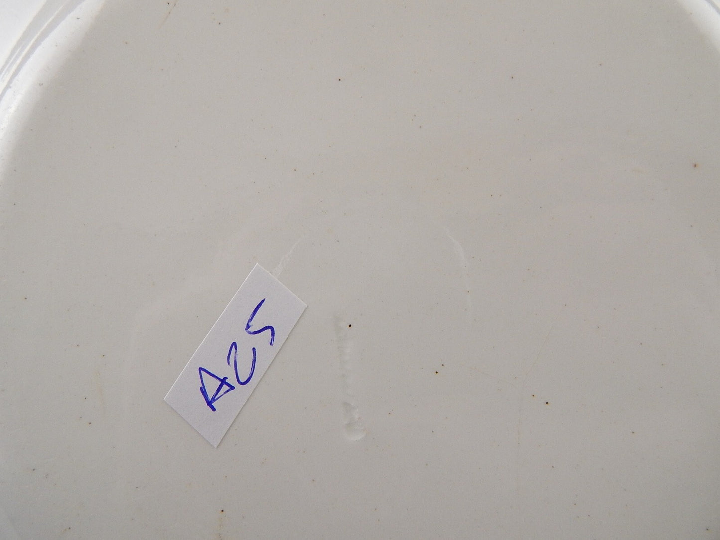 ANTICO PIATTO SEMI PORCELLANA RICHARD MILANO DECORO FERRARA META' 800 #A25