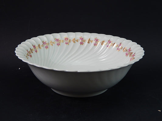 VINTAGE CIOTOLA INSALATIERA PORCELLANA BIANCA FIORELLINI LIMOGES HAVILAND