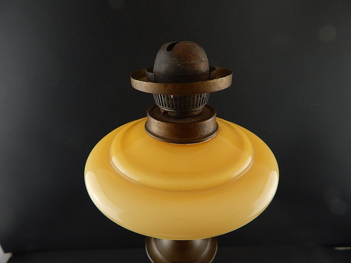 ANTICA COPPIA LAMPADE TAVOLO LUMI A PETROLIO STILE IMPERO NAPOLEONE GIUSEPPINA