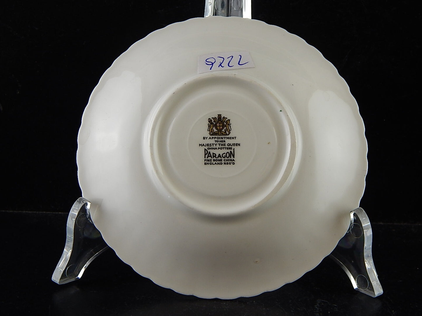 PREZIOSA VINTAGE PORCELLANA INGLESE PARAGON BONE CHINA TAZZA MINUET PINK ROSES