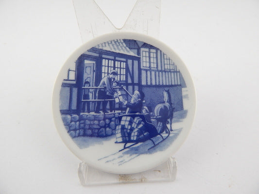 BING&GRONDAHL COPENHAGEN ANNUAL COLLECTIBLES PLAQUETTE 2000 PORCELLANA NEW W/BOX