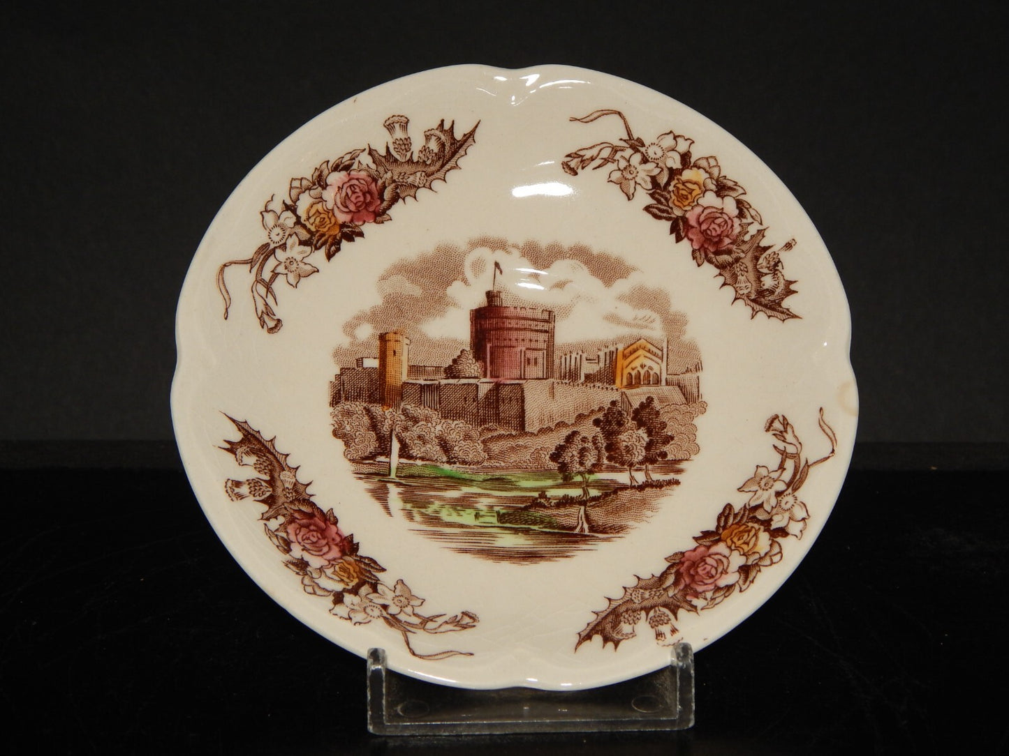 RETRO' TAZZINA CAFFE' PORCELLANA JOHNSON BROS ROYAL HOMES OF BRITAIN HADDON HALL