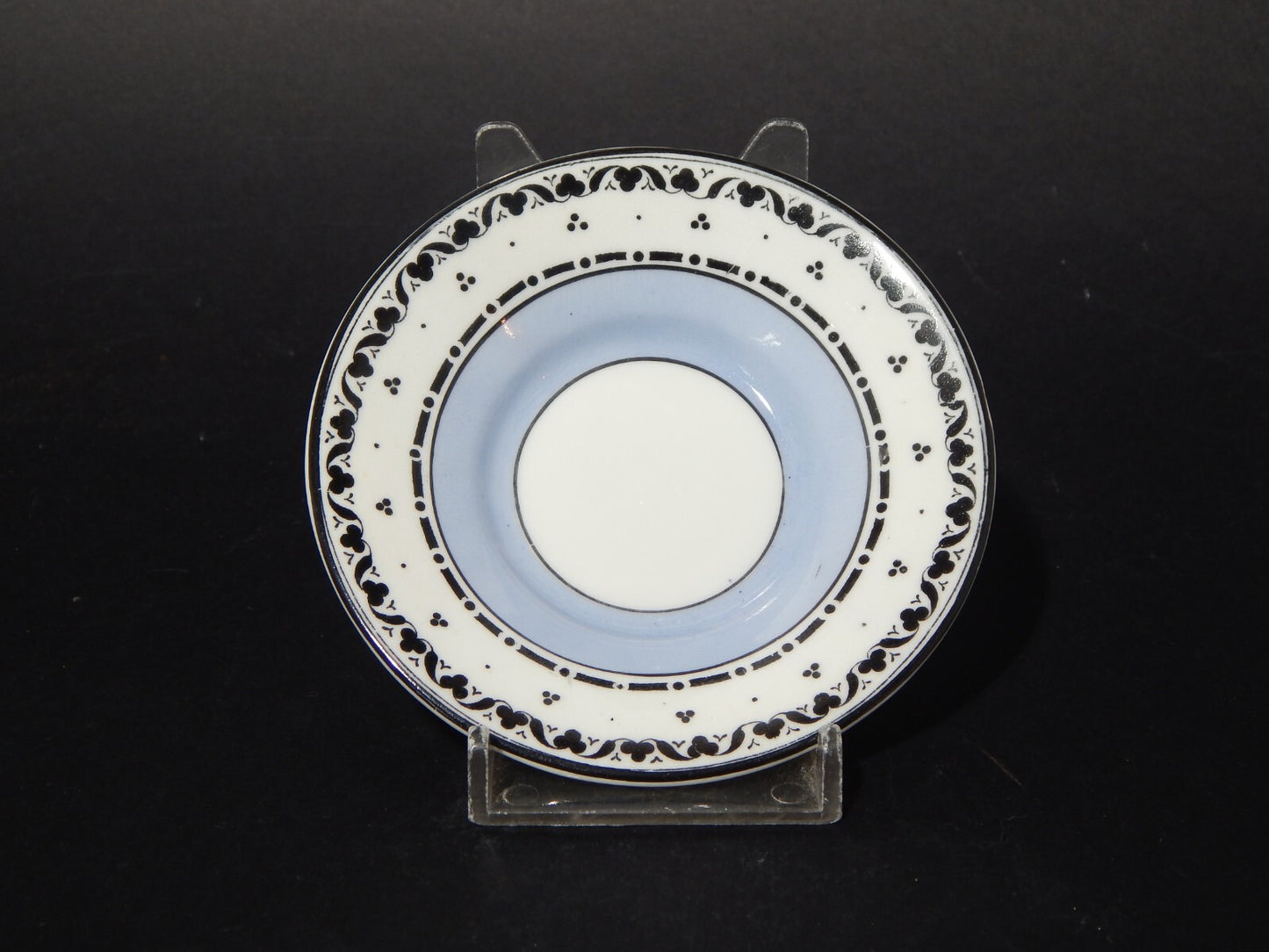 ANTICA RARA CRESCENT PERIODO EDOARDIANO TAZZINA FINE PORCELLANA INGLESE