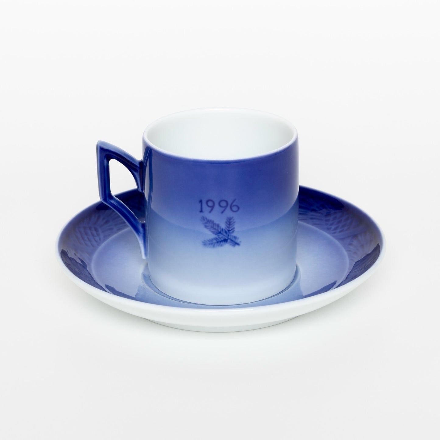 ROYAL COPENHAGEN PORCELLANA TAZZA DI NATALE 1996 CON SCATOLA ORIGINALE CM 7