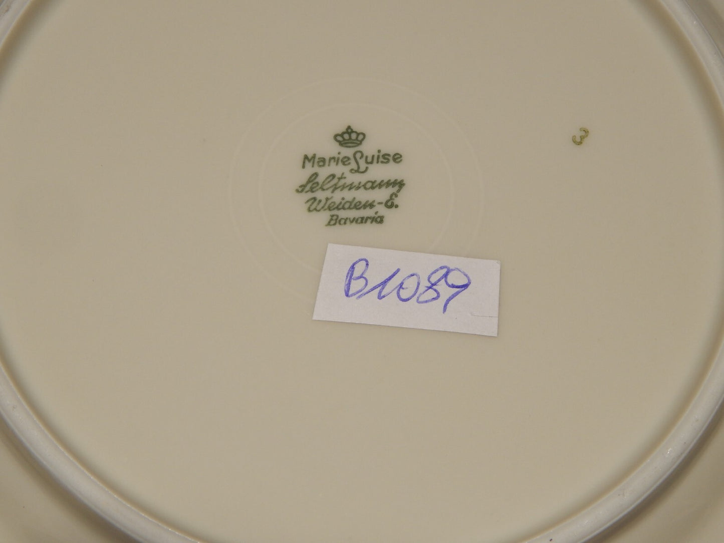 ANTICO SET 6 PIATTI DESSERT PORCELLANA SELTMANN WEIDEN BAVARIA MARIE LUISE