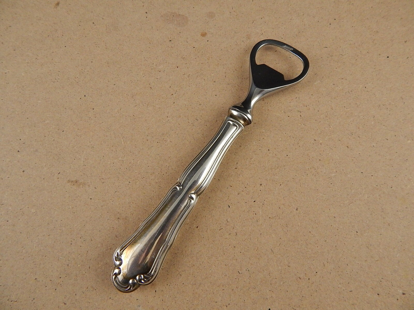 VINTAGE APRI BOTTIGLIE ARGENTO 800 ARGENTIERE ITALIANO