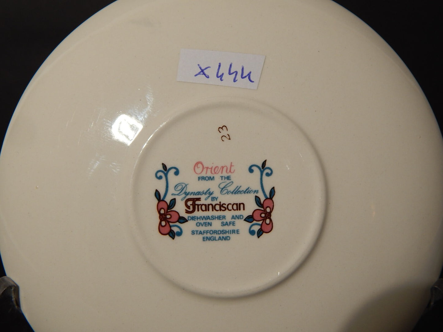 VINTAGE TAZZA DA TÈ PORCELLANA ORIENT DYNASTY COLLECTION BY FRANCISCAN