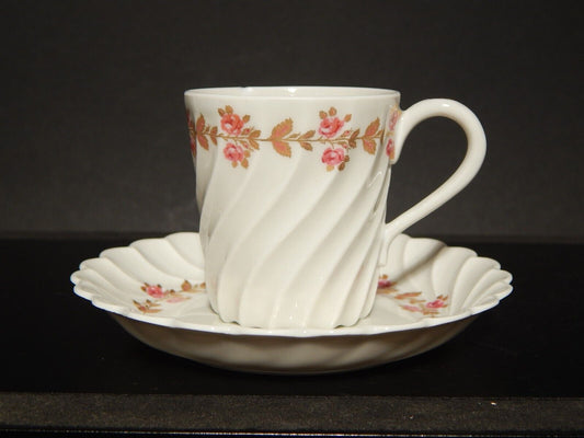 VINTAGE PREZIOSA TAZZINA PORCELLANA HAVILAND LIMOGES ROSE difetto