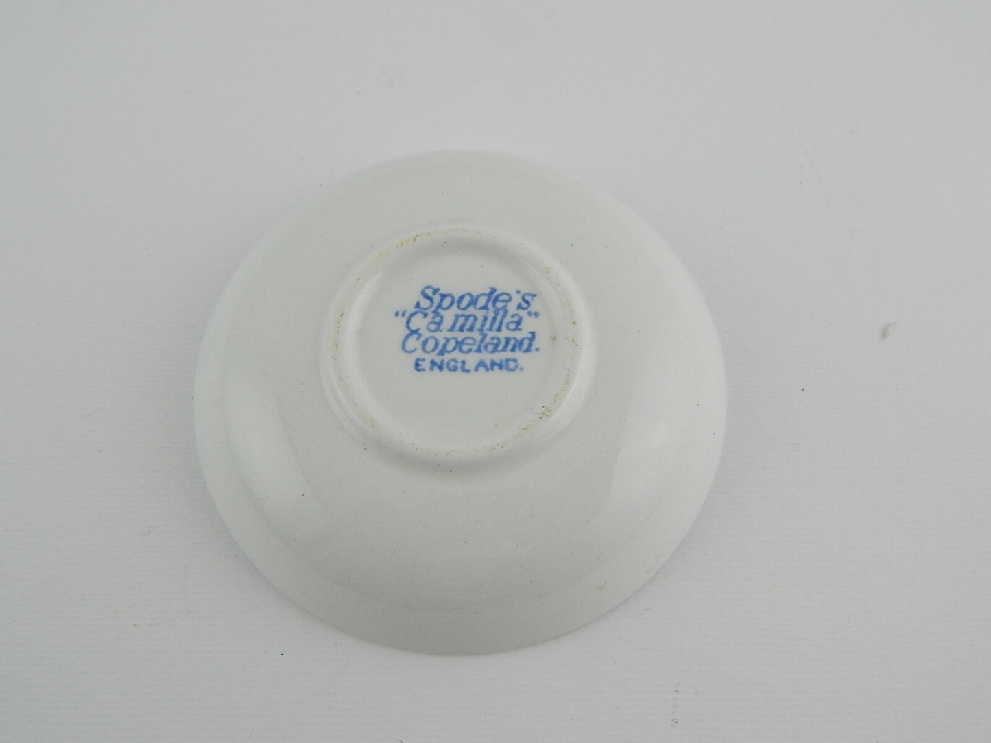 ANTICO PIATTINO PORCELLANA SPODE XX SECOLO ANTIQUE PORCELAIN DECORO CAMILLA