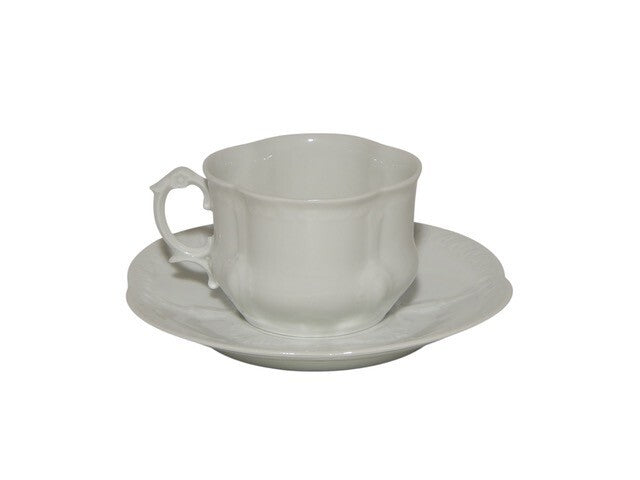 ANTICA PRIMA META' 900 TAZZA DA TE' PORCELLANA BIANCA LIMOGES GIRAUD
