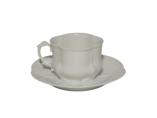 ANTICA PRIMA META' 900 TAZZA DA TE' PORCELLANA BIANCA LIMOGES GIRAUD
