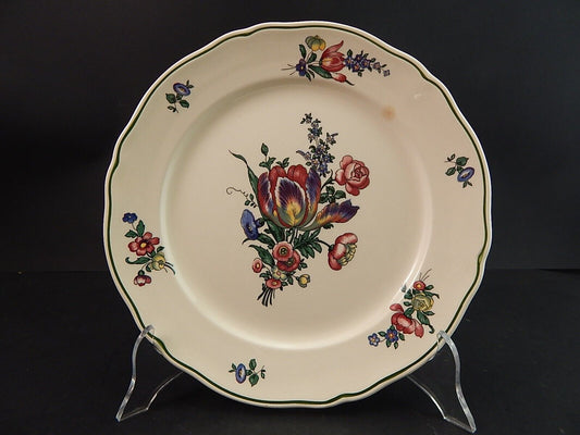 VINTAGE RARO PIATTO CERAMICA VECCHIA STRASBURGO VILLEROY&BOCH #1117