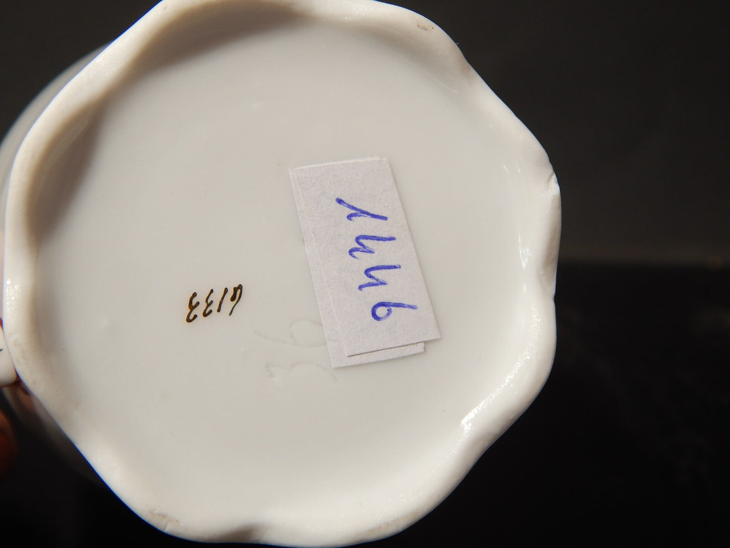 ANTICA LIBERTY 1910 PREZIOSA LATTIERA BRICCO PORCELLANA J.Z.& CO PRE-ROSENTHAL