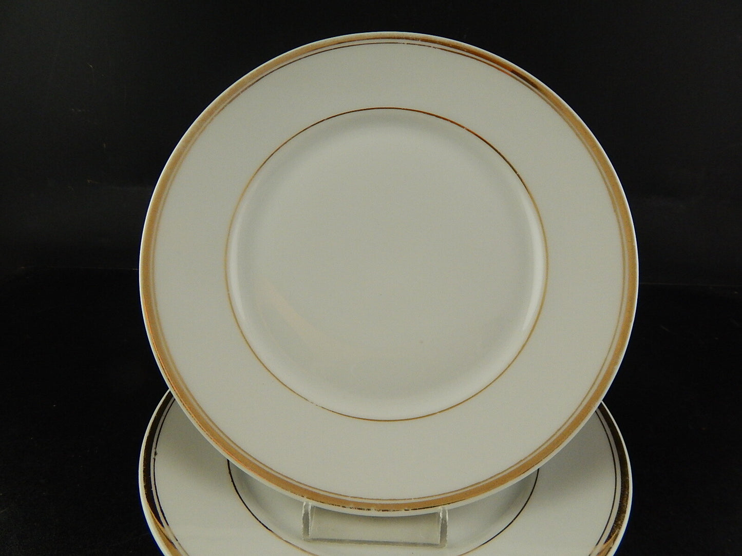 ANTICO SET 6 PIATTI DESSERT IMPERO PORCELLANA C TIELSCH ALTWASSER SILESIA 900