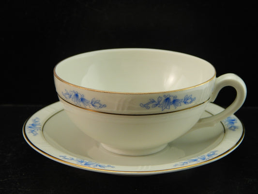 ANTICA 1945 ART DECO PREZIOSO TAZZINA CAFFE' PORCELLANA H & C CHODAU BOHEMIA