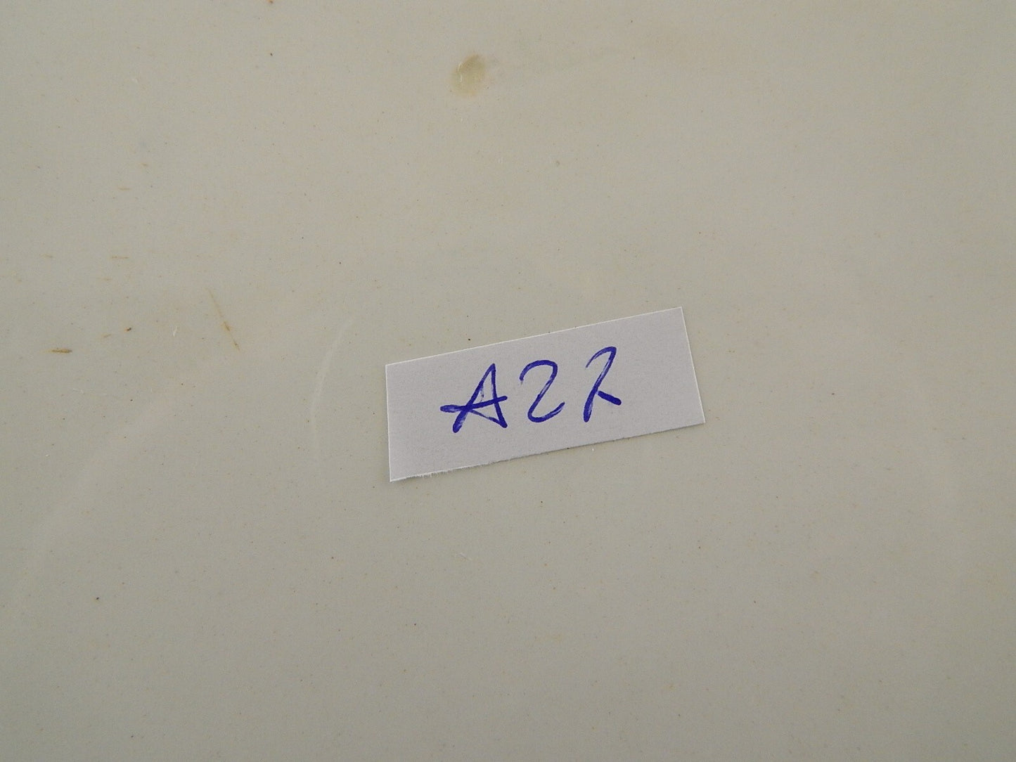 ANTICO PIATTO SEMI PORCELLANA RICHARD MILANO DECORO FERRARA META' 800 #A27