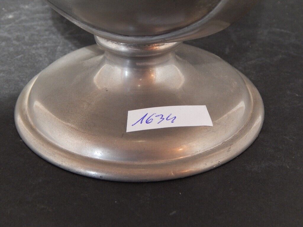 ANTICA COLLEZIONE ELEGANTE PREZIOSA BROCCA CARAFFA IN PELTRO 95%